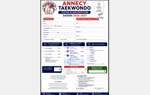 Inscriptions 2026-2027