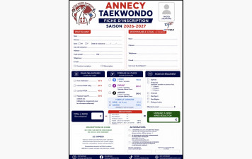 Inscriptions 2026-2027