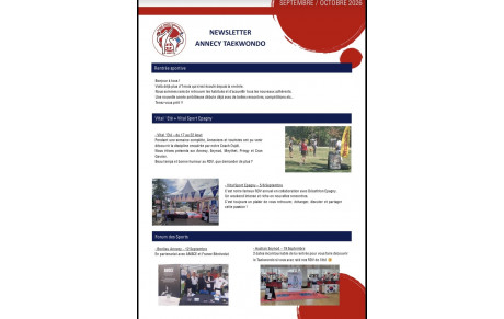 Newsletter septembre octobre 2026