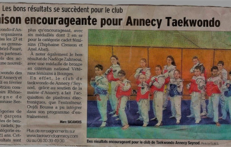club taekwondo annecy